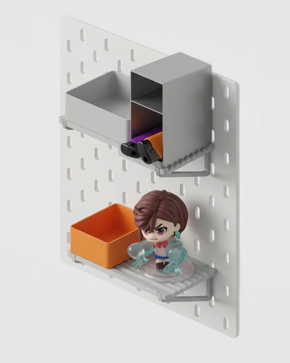 IKEA SKADIS Sliding Shelf with Organizer (Large) - thumbnail 2